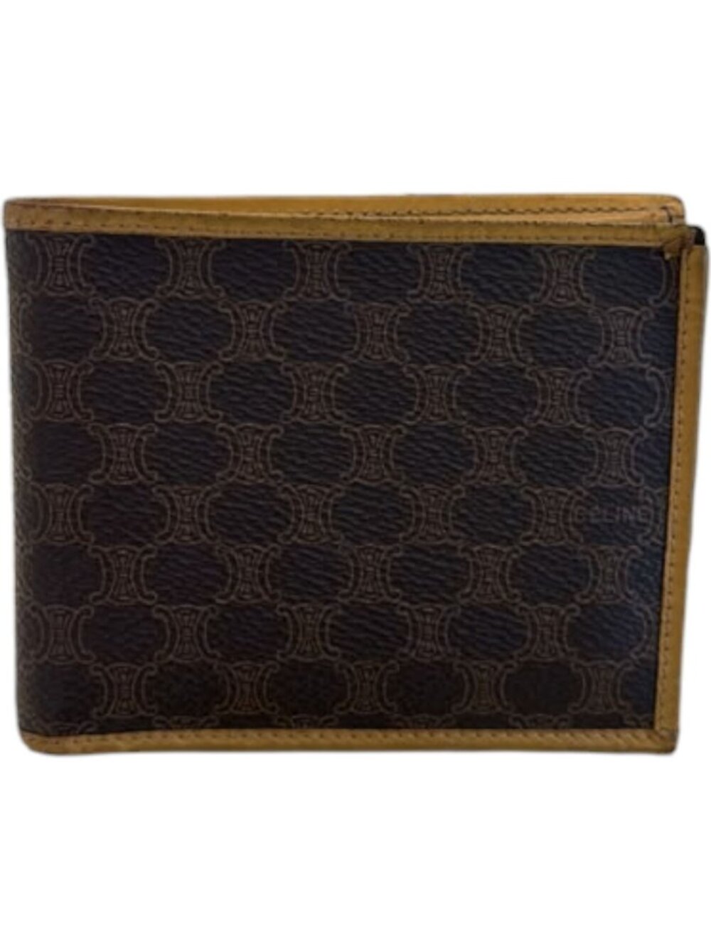 591152CR C1 Celine Wallet Brown Leather